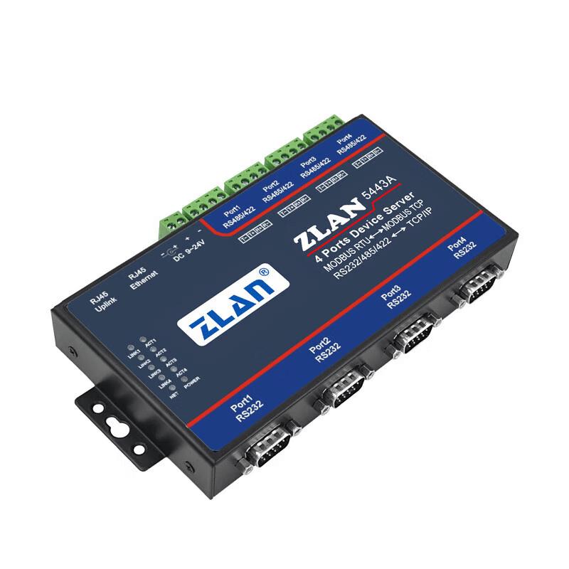 ZLAN 5400 4-Port Serial Server
