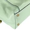 Michael Kors Satchel Shoulder Bag Handbag Cowhide Light Green Women 35S0GYZS3L Used