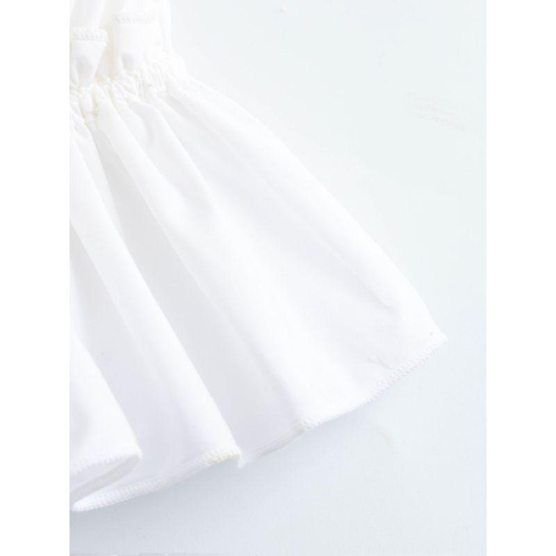 Kaslead Casual Poplin Sling Tops Bows