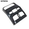 Accessories For Subaru Outback     Carbon Fiber Rear Seat Air Condition Vent Outlet Cover Trim Car Styling