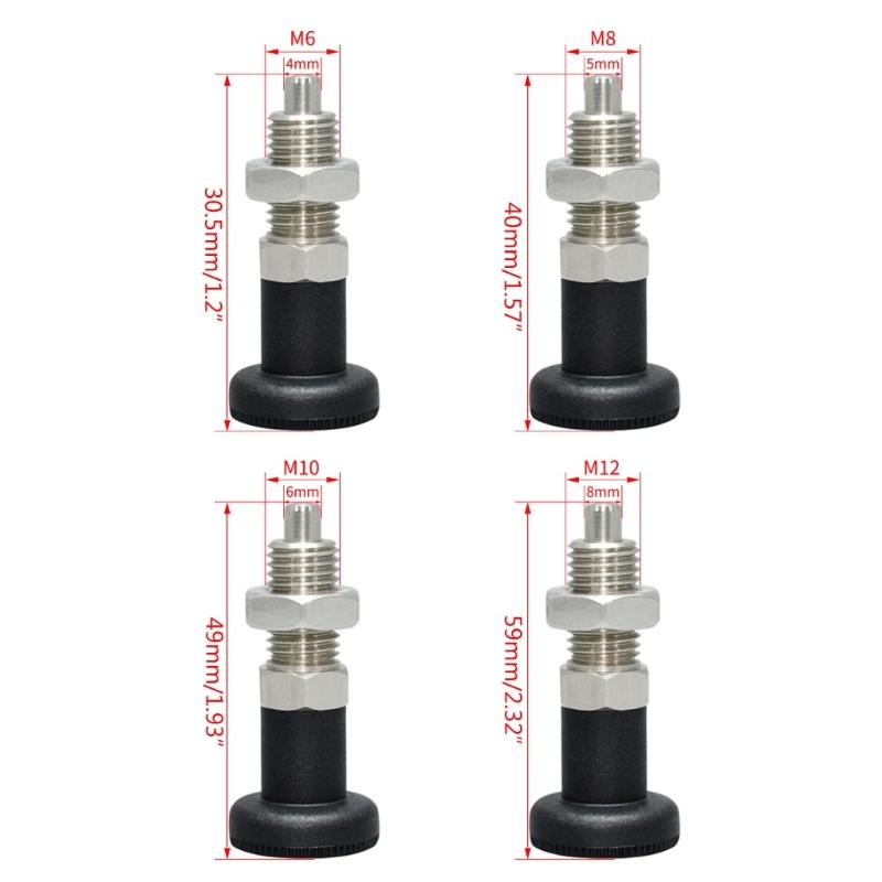 Präzisions-Feder-Indexierstift Edelstahl für genaue Positionierung