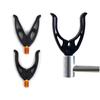 V/U-Head Carp Fishing Rod Rest Stainless Steel Rod Butt Rests Gripper Rod Grips Rest Fishing Accessories