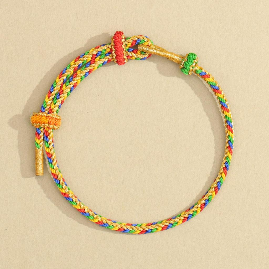 Red String Hand-Woven Ethnic Horse Year Bracelet - Unisex New Year Gift