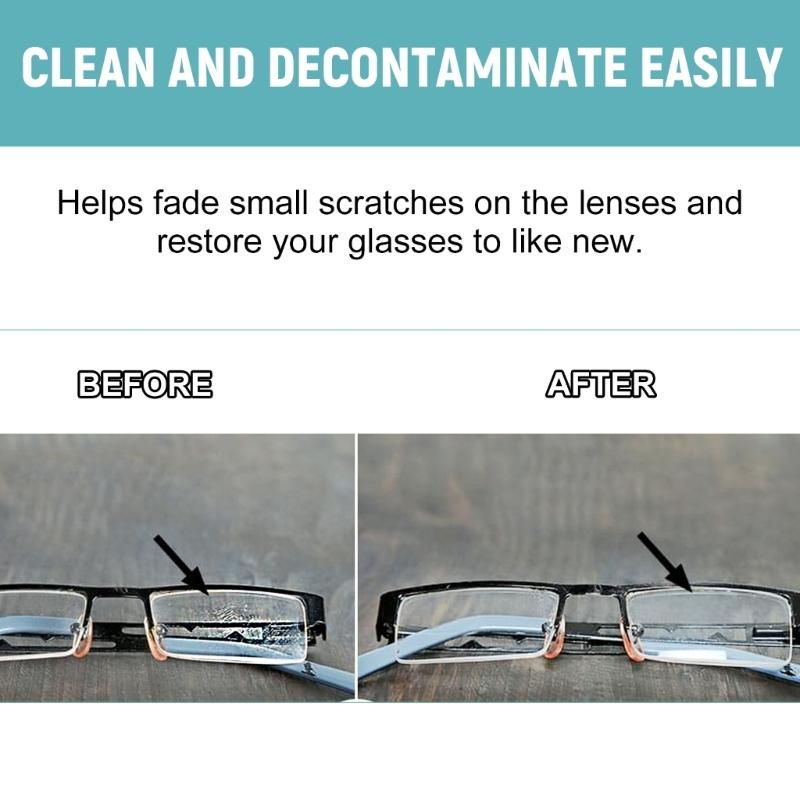 Lens Scratch Remover Eyeglasses Repair Lens Glass Grinding Scratch Glasses Cleaner Spray for Sunglasses Screen Cleaner