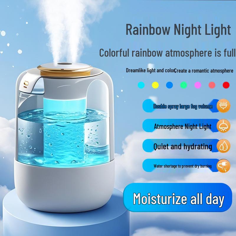 Atmosphere Double Spray Humidifier - Silent Large Capacity for Home or Office