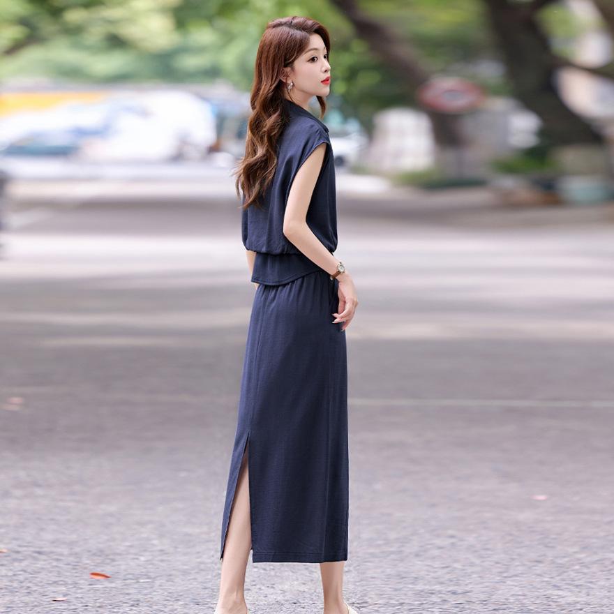 Casual suit skirt women's new super fire  temperament generous and decent wear two-piece suit