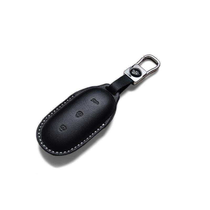 Genuine Leather Key Case for Ideal I6 L9MAX/L8/L7/L6/ONE/Mega - High-End with Buckle Shell