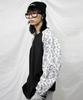 Deumakeu Box Fit Raglan Sleeve Paisley T-Shirt White
