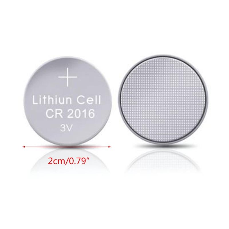 Pack of 5pcs/10pcs CR2016 Button Cell Batteries CR2016 3V Lithium Battery Button Cell Batteries for Watches,Calculators,