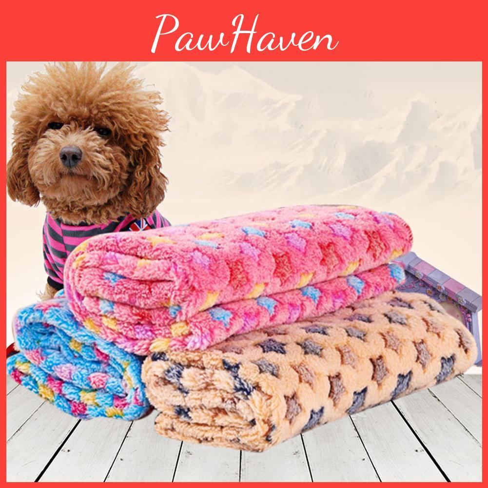 Weiche und kuschelige Korallwolle Haustierdecke für Hunde und Katzen im Herbst und Winter