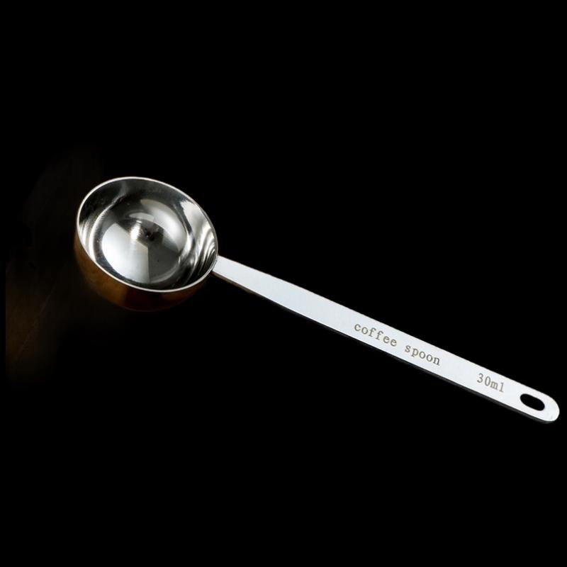 Stainless Steel Long Handle 30ml Coffee Measuring Spoons (10-Pack)