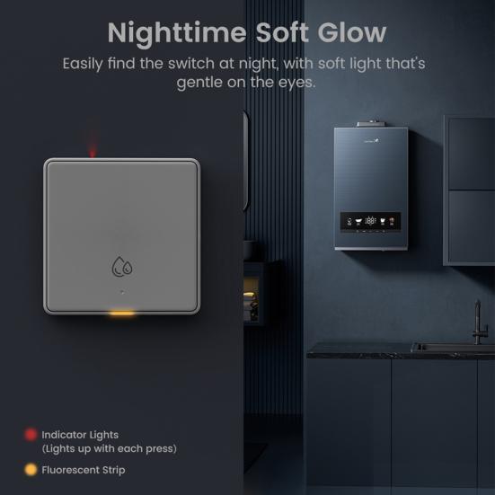 Smart Switch 4000W High Power Voice Control AI Assistant Support Real-Time Monitoring RF433 Remote Control AI Assistant Support