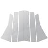 Silvery Car Window Trim Covers Center Film Column B C Pillar Posts Sticker Car Accessories For HONDA CRV 2017-2022 Plated