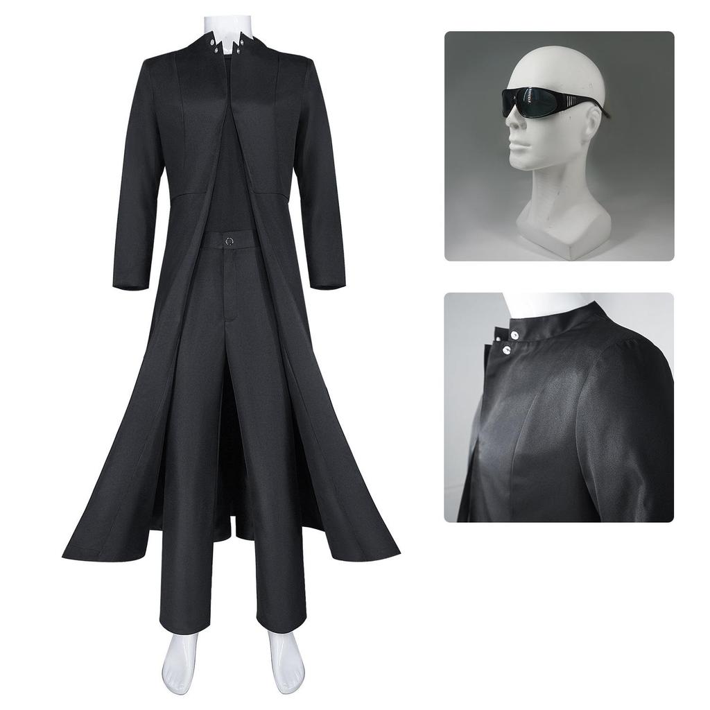 Neo Cosplay Trenchcoat aus The Matrix 4