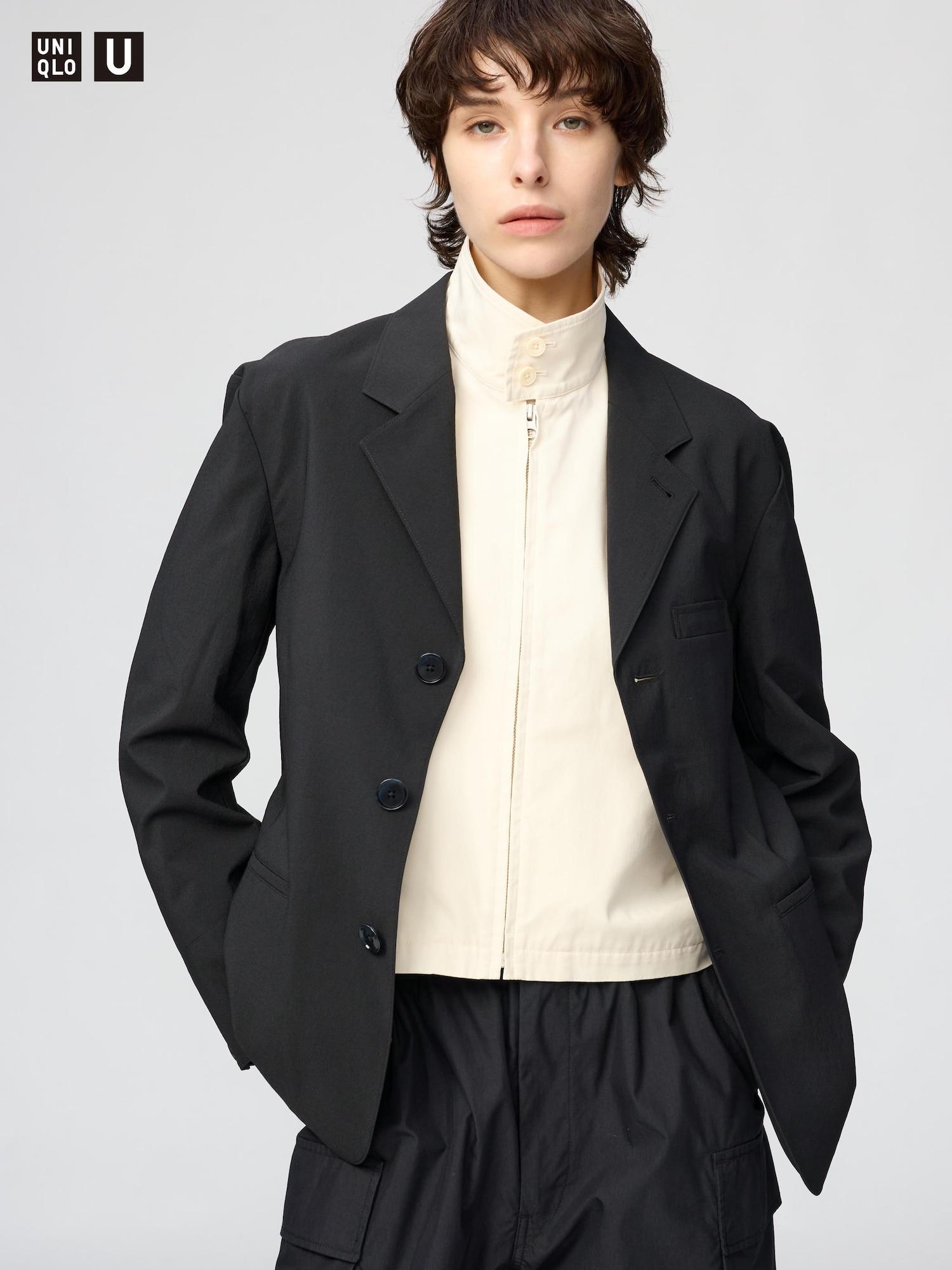 

Японский приталенный пиджак Uniqlo 09 BLACK/S