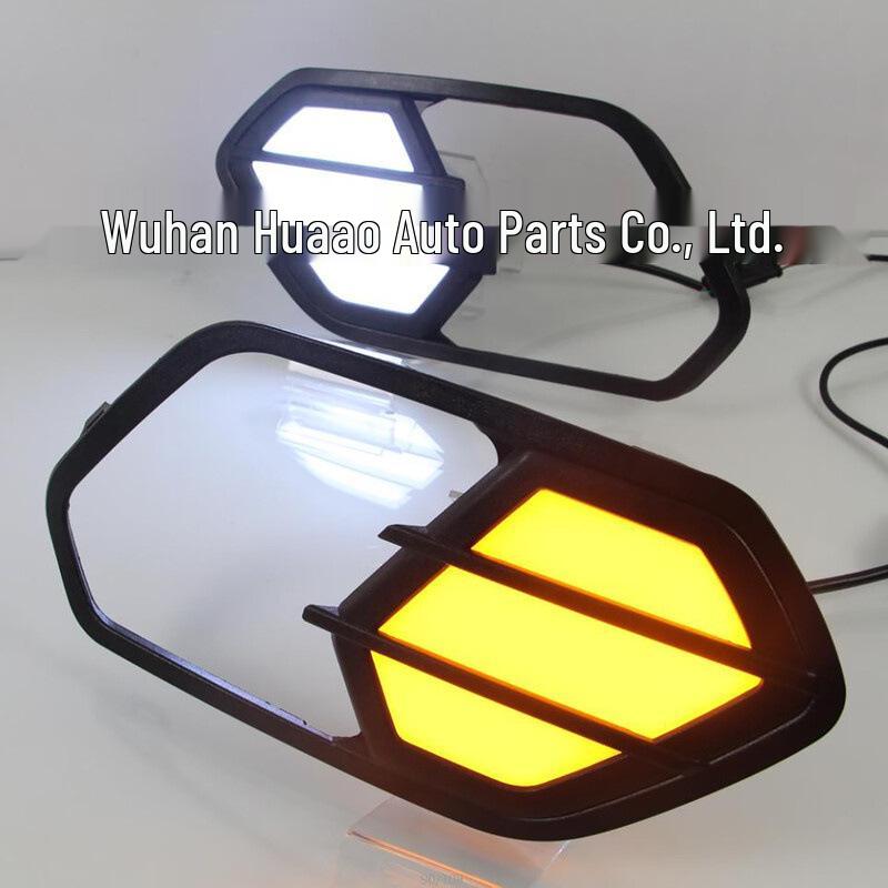 Compatible LED Daytime Running & Fog Lights with Sequential Turn Signals for 16-20 Ford Kuga.