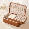 Space Saving Locked Jewelry Box Dustproof Jewelry Storage Case  Desktop