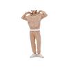 New MLB Knitted Sweatpants Unisex Light Umber 3APTB0736-43BGS