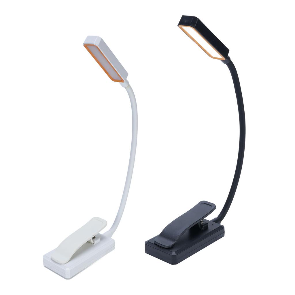 Clip On Reading Light USB Rechargeable Book Light Miniature Long Battery Life Clip On Lamp for Work