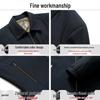 Woodpecker 2025 Dad Outerwear Set: Men's Spring and Autumn Jacket for Middle-Aged and Elderly
