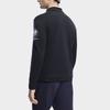 New FILA Knitted Fabric Jacket Men's Pitch Black A11M346502F-BK