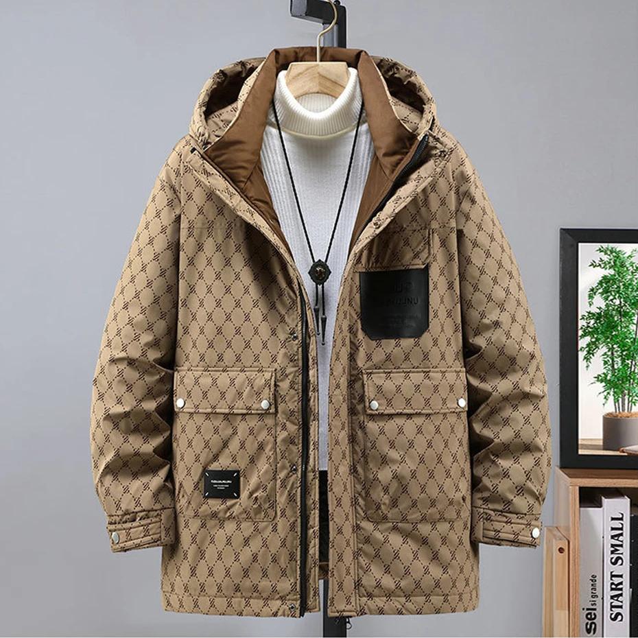 Zimní nepromokavé parky Pánské tlusté bundy Kabát 10XL 11XL Nadměrná velikost Móda Běžné Cargo Parky Pánské Zimní kabát Velká velikost 11XL