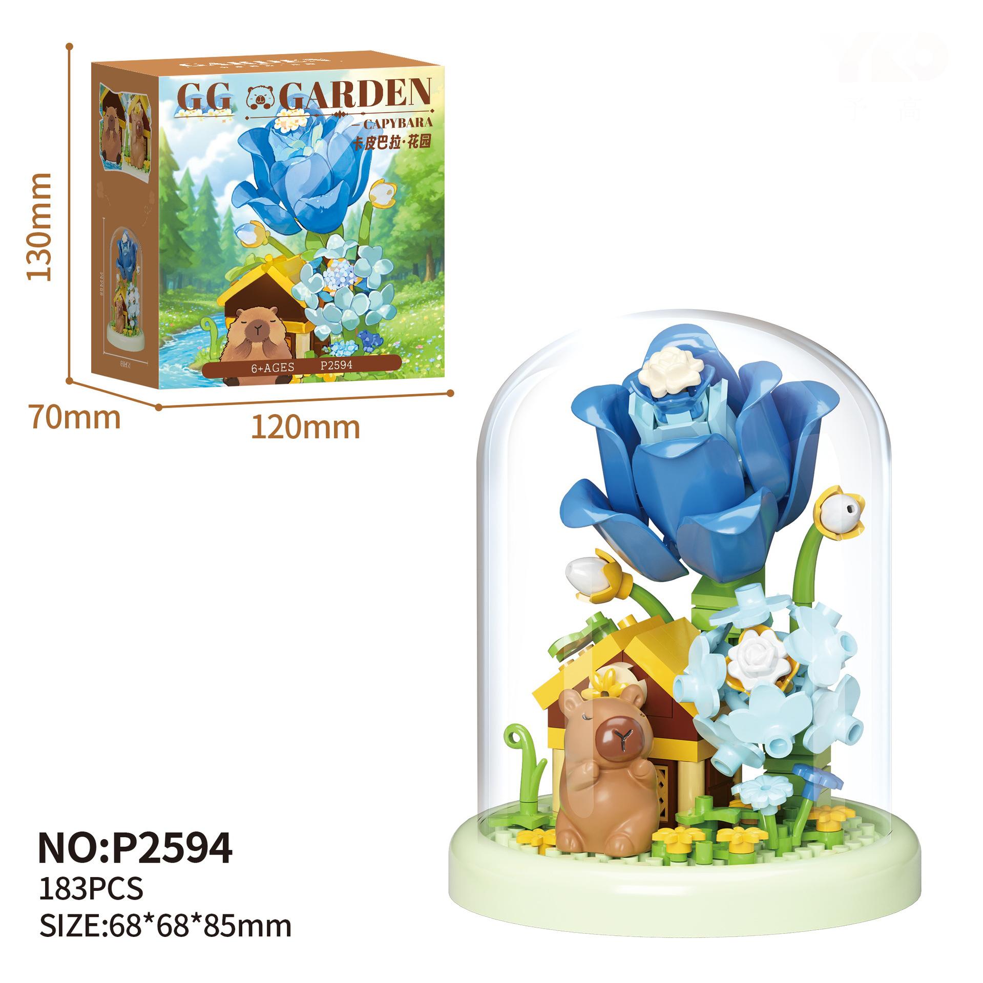 

Flower Bouquet Micro Building Blocks Tree House Bricks Construction Set Micro Bricks Adults Block Assembling Toy For Boys Gifts