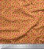 Soimoi Japan Crepe Satin Fabric Coke & Burger Food Printed Craft Fabric by the Metre 42 Inch