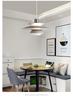 Danish UFO Pendant Light: Nordic Bauhaus Design for Dining Room or Bar