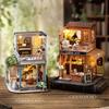 Diy Big Wooden Dollhouse  Furniture Light Kit Doll House Casa Miniature Accessories Wooden Toys Christmas Birthday Gifts New