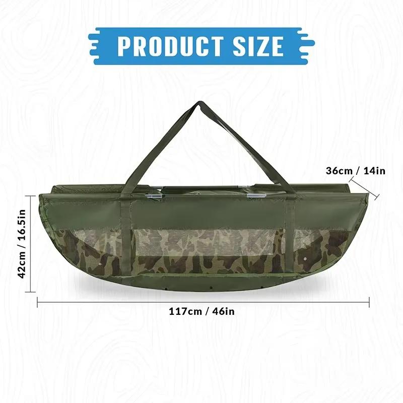 Fishing Bags Fish Weigh Bags Folding Mesh Weigh Sling Fish bag for Caught Fish Weigh in Bag for Bass Fishing