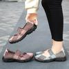 Women's Hand-knitted Loafers Sneakers Casual Lightweight Non-slip Walking Shoes Breathable Flats Dress Shoes Low-Top Work Loafer Shoes for Women