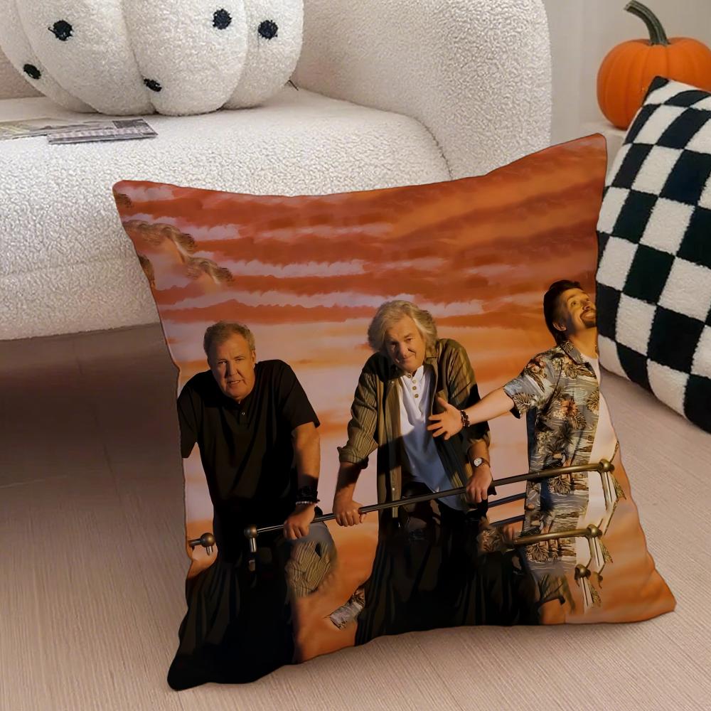 TThe Grand Tour Cushion Cover Throw Pillow Cover Hidden Button Durable Polyester Chair Cushion