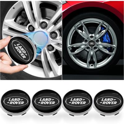 4pcs 60mm Car Wheel Center Hub Center Cap Rim Hub Dustproof Cover Emblemem for Range Rover Defender Freelander Discovery 1 2 3 Evoque Rover