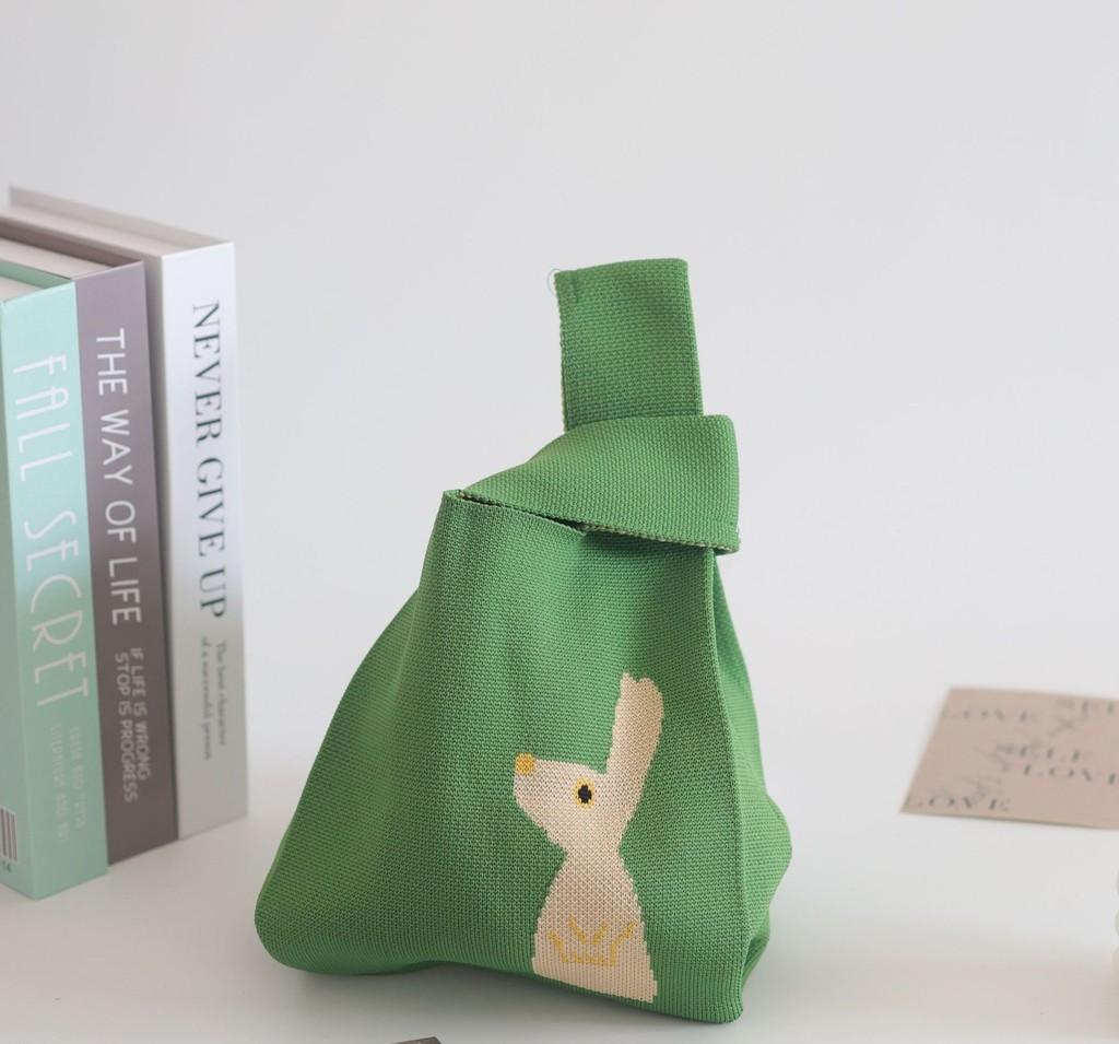 Trendy Knit Bucket Bag For Women Soft And Spacious Tote Bag With Eye-catching Patterns Ideal For Daily Wear And Gifts