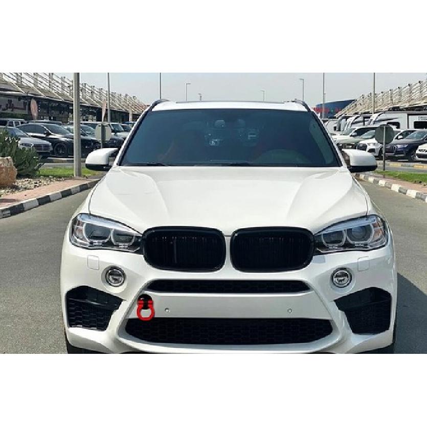 Euro Sports Red Front Tow Hook Ring For BMW X1 X3 X4 X5 X6 Z4 (Fxx-Chassis Code)