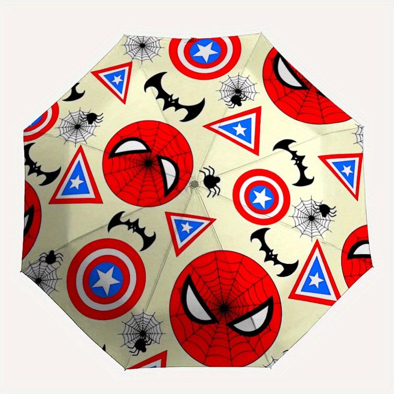 

1pc Spider-Man Automatic Open/close Folding Umbrella, Compact Portable Travel Umbrella, Perfect Gift for FriendsCute Umbrella yy250812029