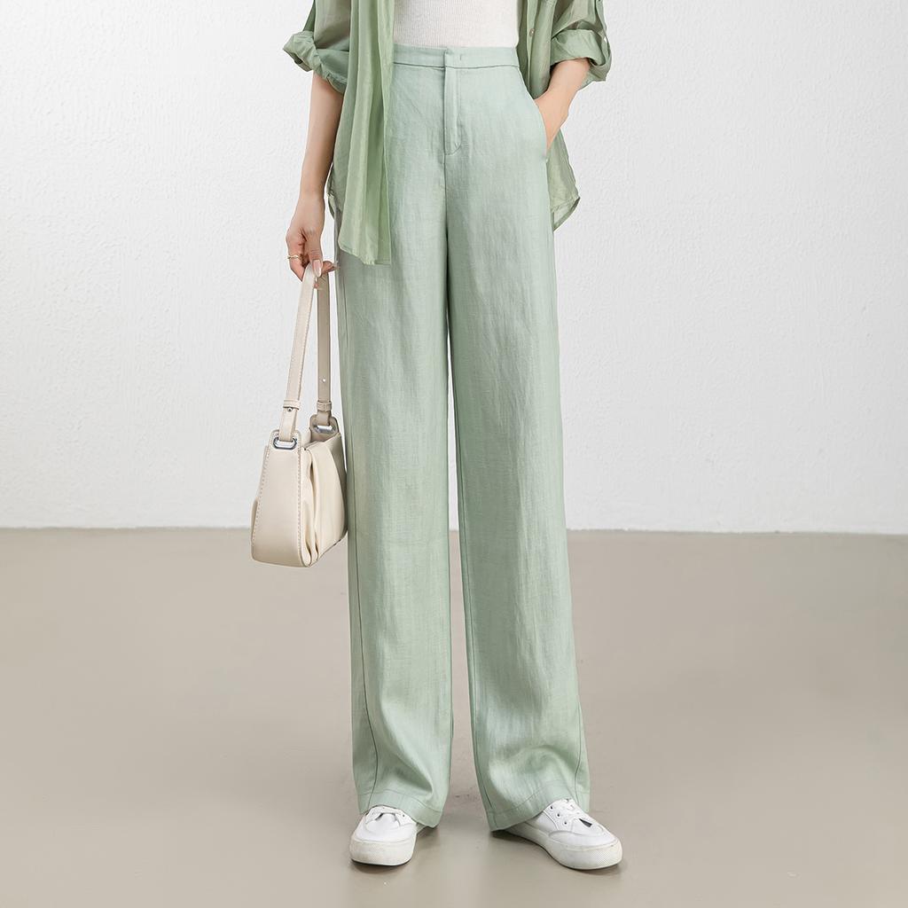 Wide Leg Pants Women's New Summer Thin Style Dragging and Lazy Casual Pants