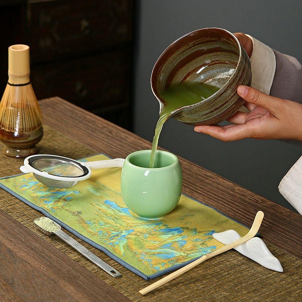 Large Capacity Tea Brush Stand Smooth Green Tea Maker Cup for Tea Set Accessories