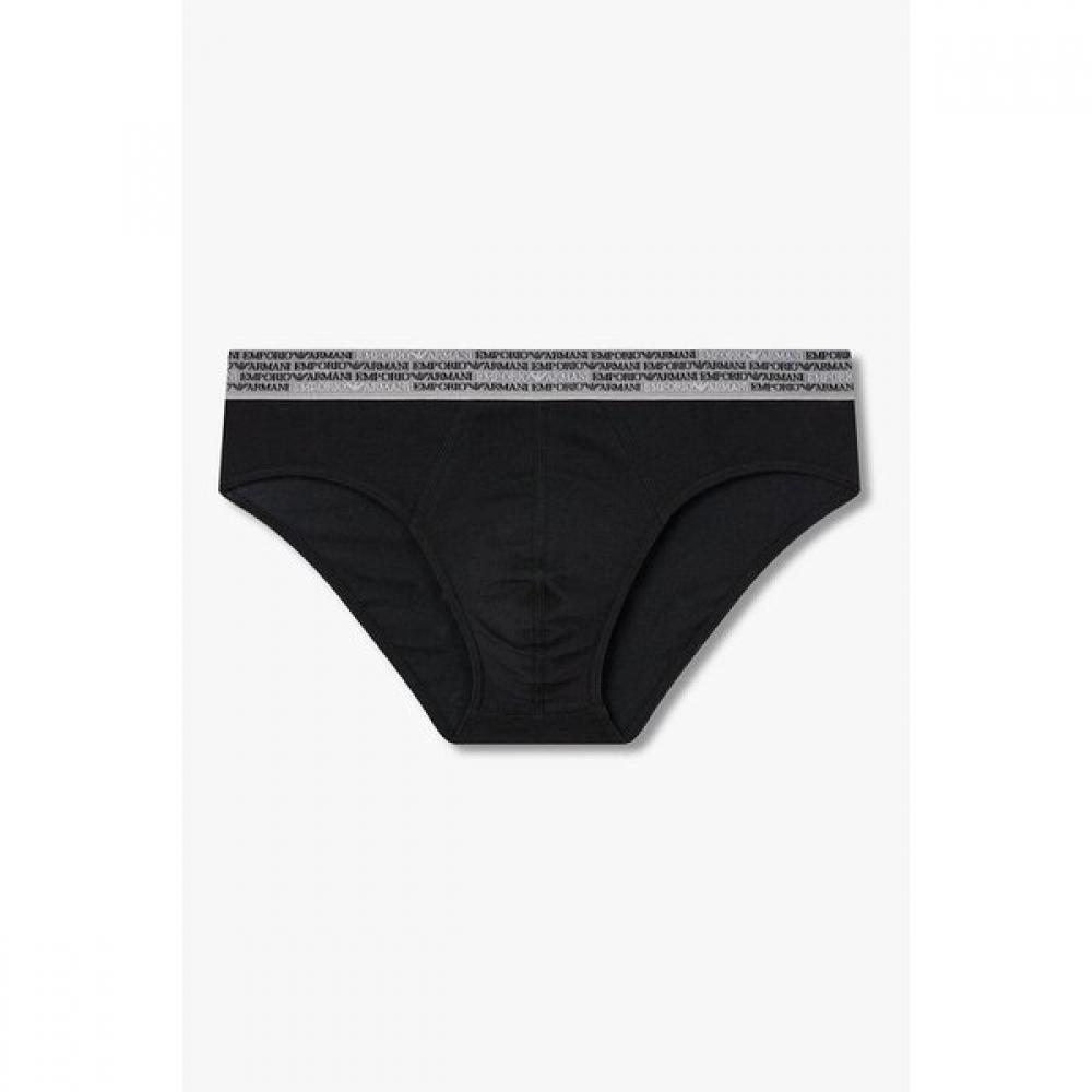 Emporio Armani Men S Brief 2pcS Set Repeat Logo 0815311060  0815311061 