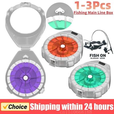 Fishing Main Line Storage Box with Anti-Reversal Device Multifunctional Fishing Line Storage Box Outdoor Fishing Accessories