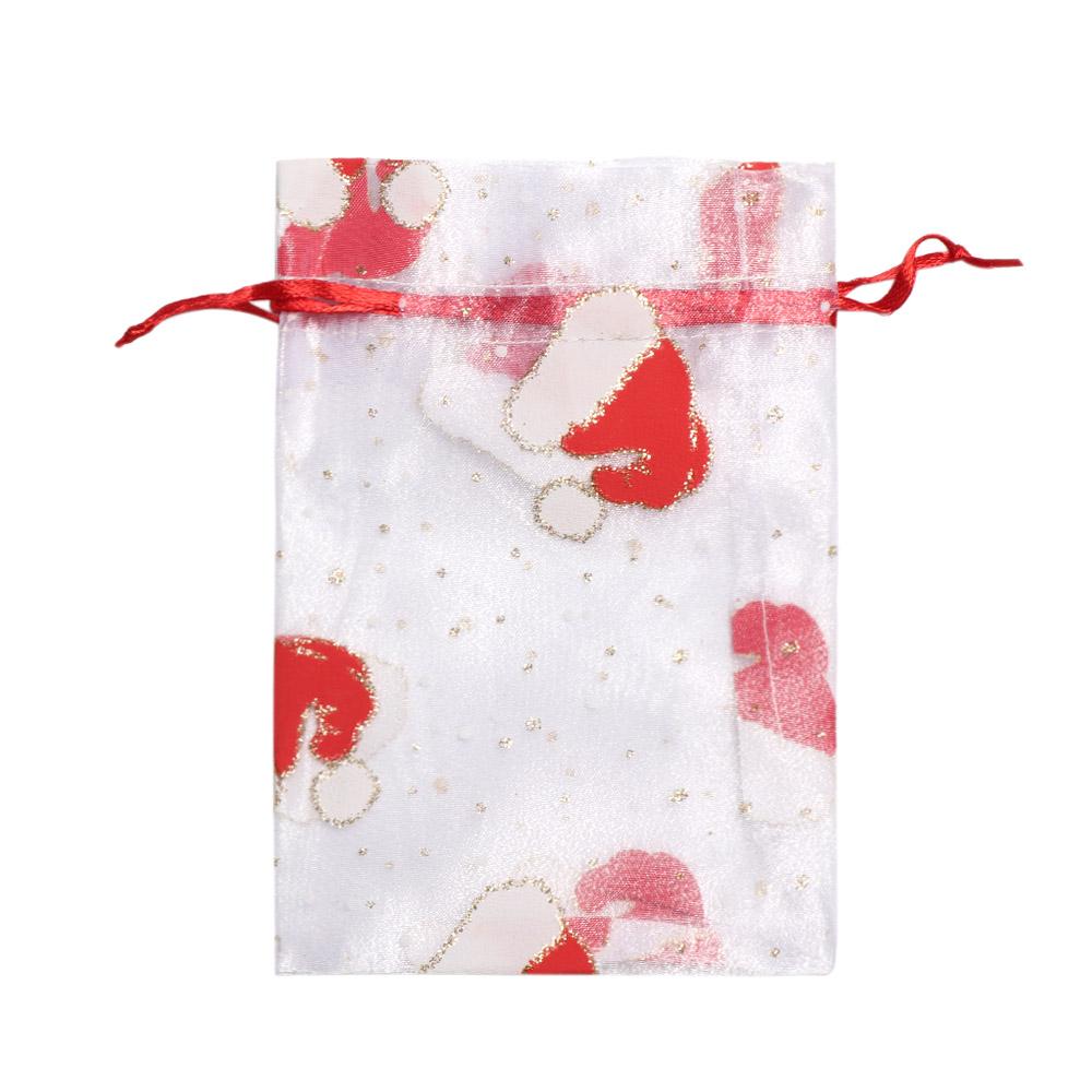 

10 шт. украшения фестиваль поставки рождественские свадебные органза мешочки конфеты упаковка подарочные пакеты