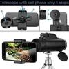 40x60 HD Sternenfernrohr Monokular Zoomobjektiv Mit Smartphone-Halterung Teleskop-Stativ Wasserdichtes Sternenfernrohr Für Camping