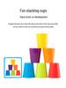 Color Sorting Stacking Cups - Logic & Concentration Game for Kids