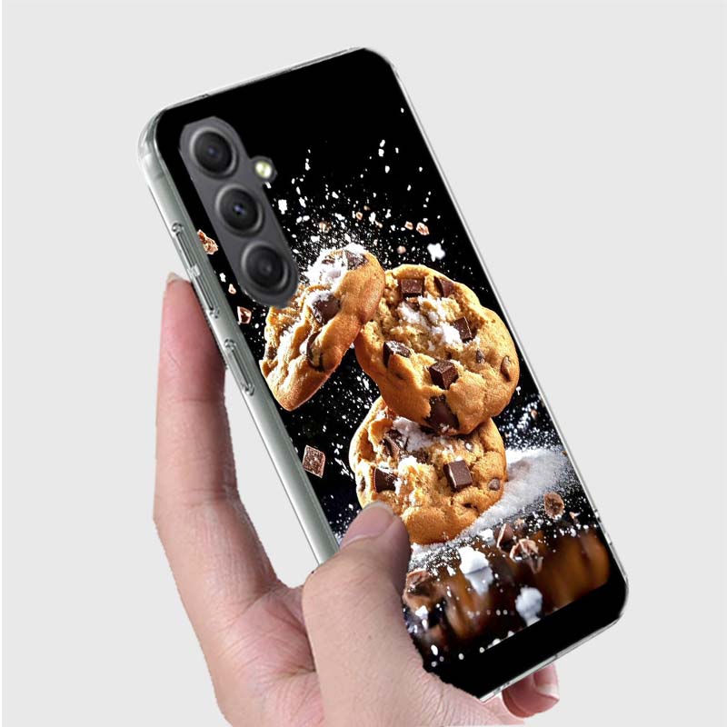 Food Fries Beer Cheese Sushi Cookie Phone Case for Samsung A16 A26 A36 A56 A17 A37 A57 A07 A06 A02S A03 A04S A05S Galaxy Note 20