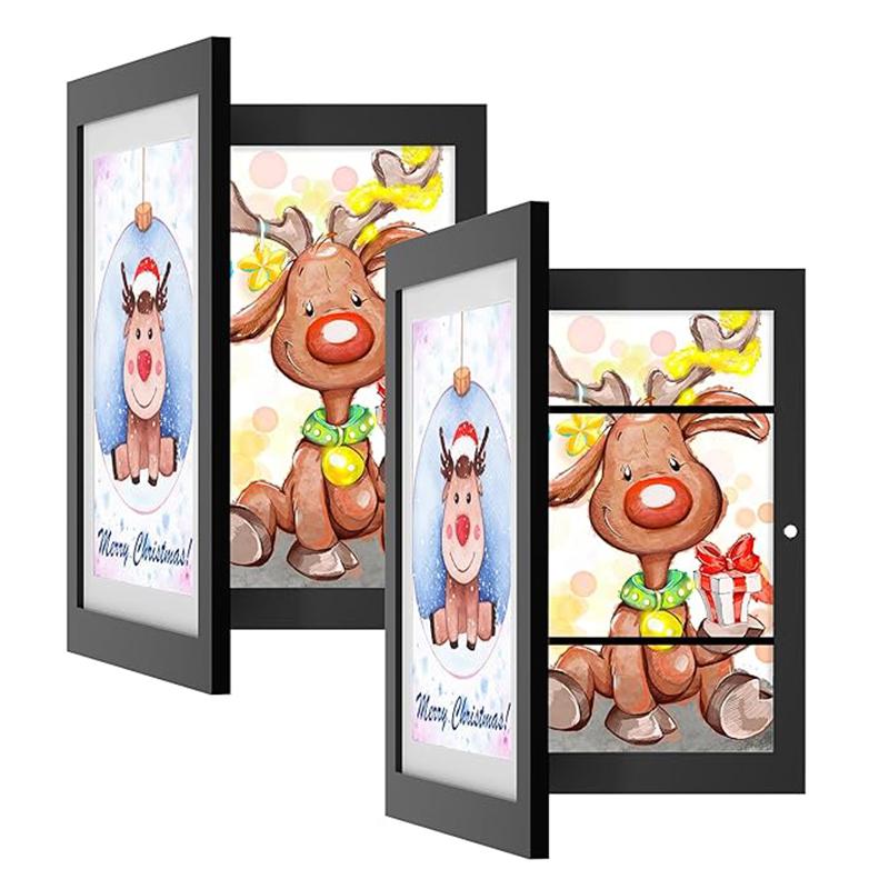 

1 шт. детские художественные рамки, деревянная сменная витрина для картин формата А4, художественные работы, детские проекты, домашнее офисное хранение, витрина для картин