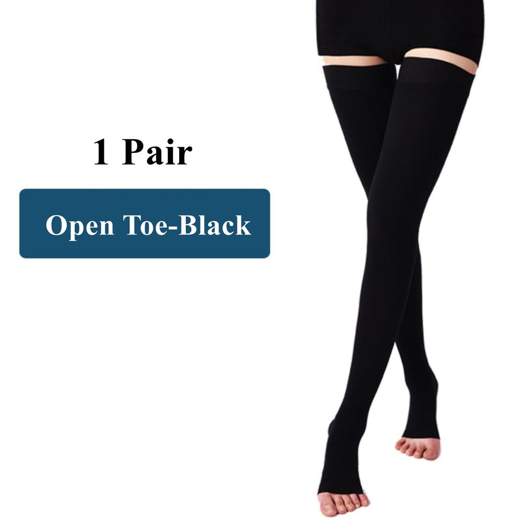 2Pcs S-2XL Medical Compression Stockings 20-30mmHg Varicose Veins Support Graduated Elastic Nursing Socks