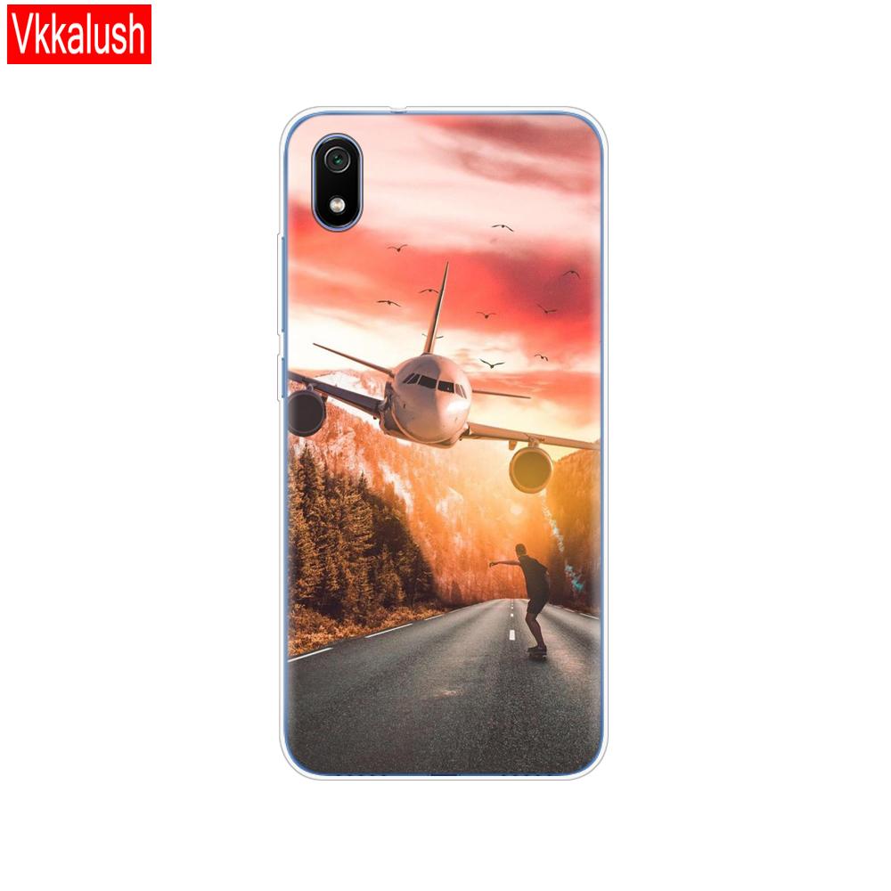 Silicon Case For Xiaomi Redmi 7a Cases Full Protection Soft Tpu Back Cover For Redmi 7 A Bumper Phone Shell Bag Coque