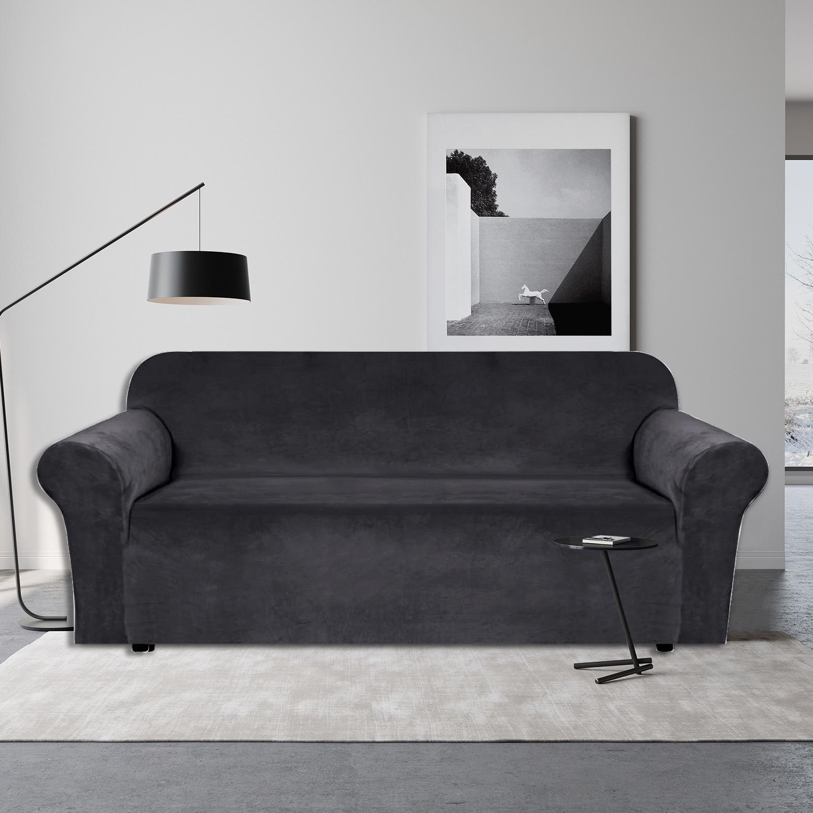 Single  Double Three Person Combination Sofa Cover Four Season Universal Elastic All Inclusive Sofa Cushion Cover Sofa Cover 90-140cm)