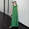 Sleeveless Plus Size Cotton Vintage New In Dresses for Women Casual Loose Long Summer Dress